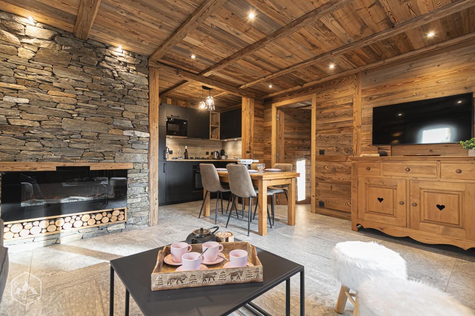 Chalet Les Cocales Residence Sejour Et Nuitees B&B - Appartement Pin Cembro ベッサン エクステリア 写真